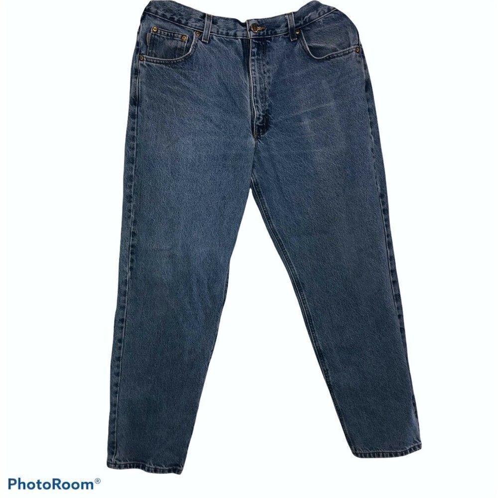 CARHARTT Relaxed Fit Denim Distressed Jeans Sz 37 x 29